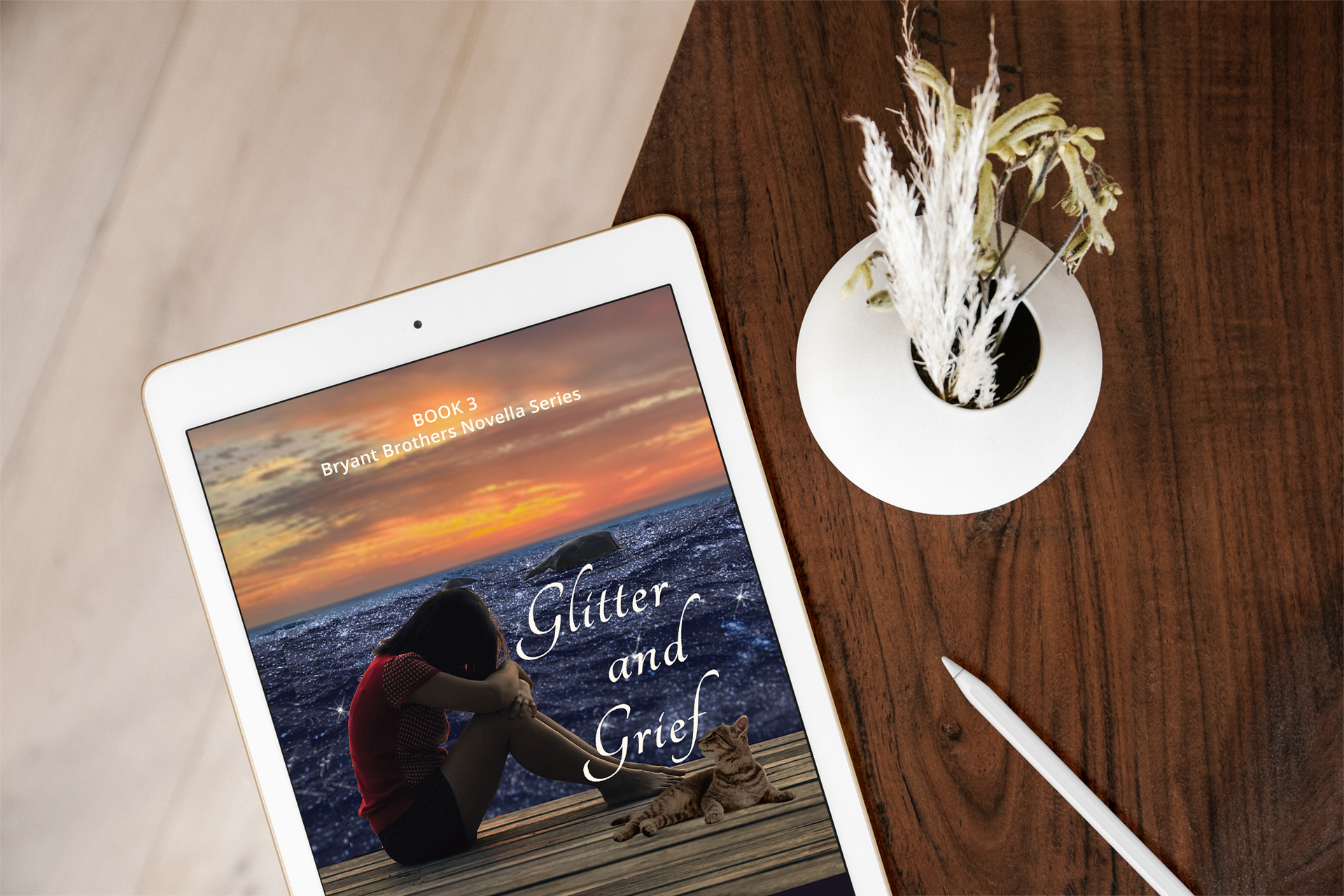 Romance Books by Author Kathleen Pendoley - Glitter and Grief